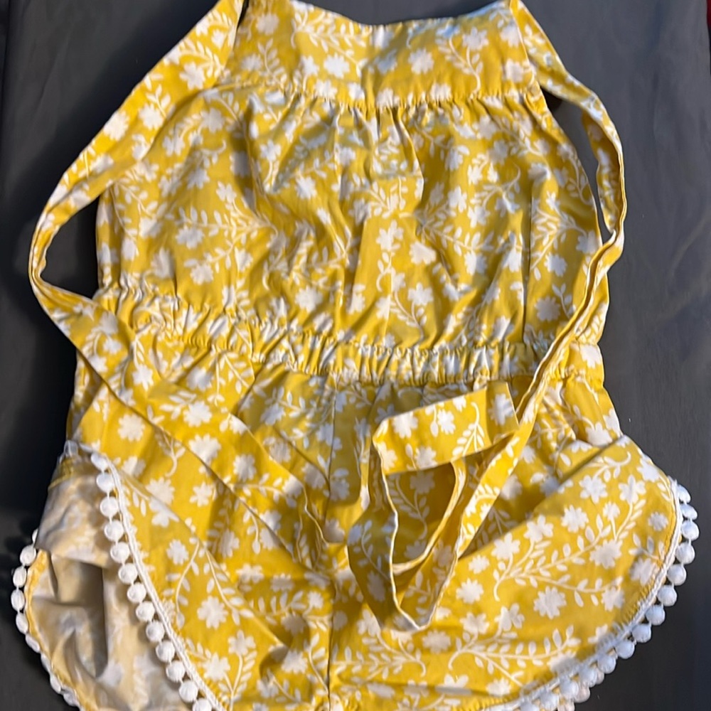 Eleanor Rose onesie with neck tie!